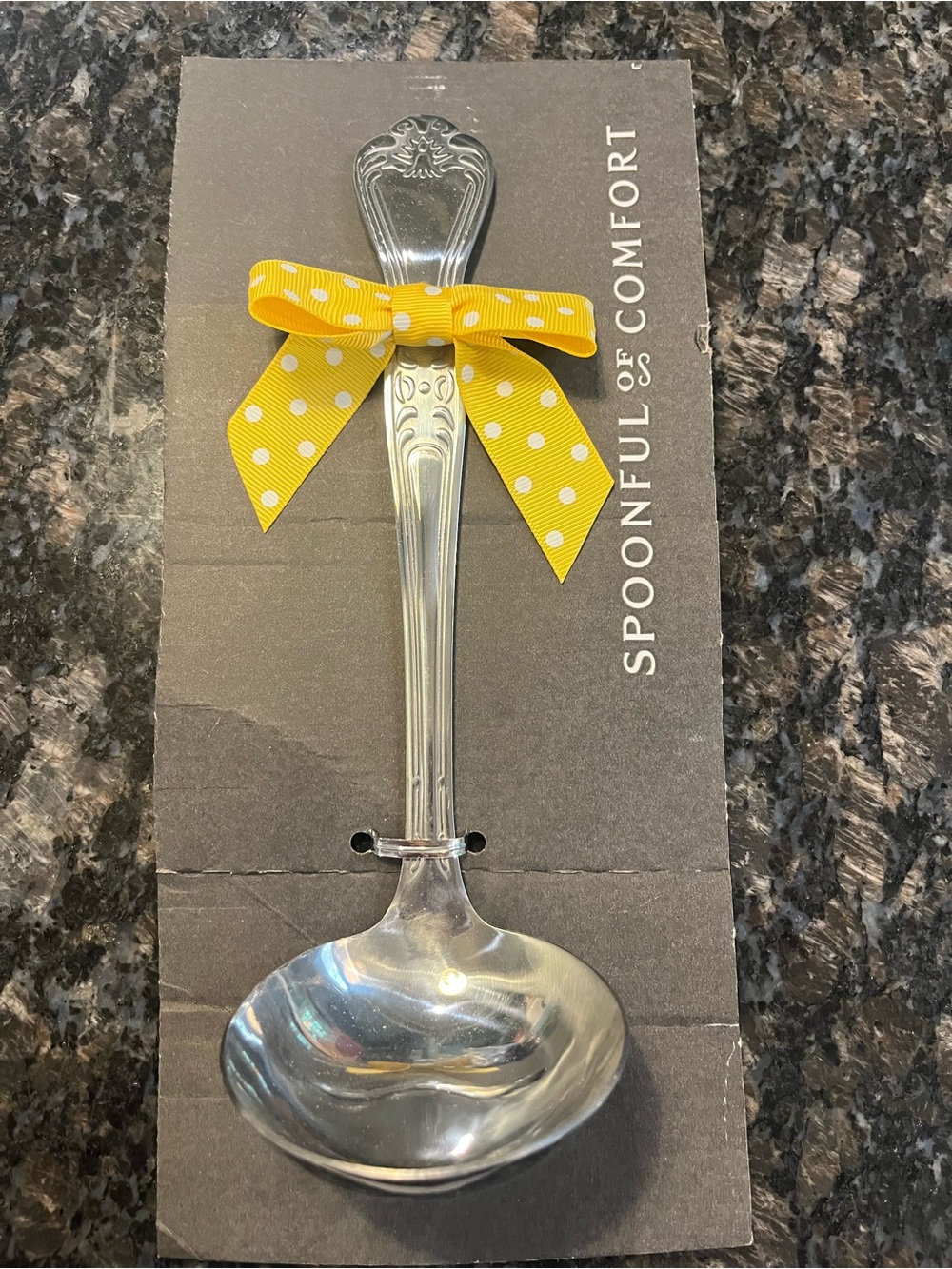 Stainless Steel Serving Spoon - Silver